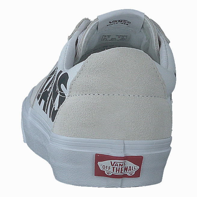 Ua Sk8-Low Hi-Def White/Black Weather Resistant Lightweight Shoes