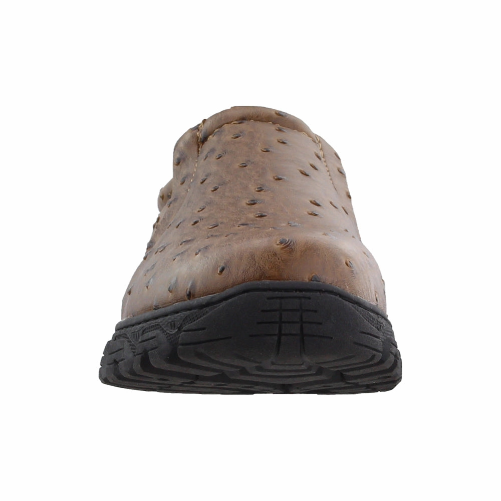 Secure Fit Performance Faux Ostrich Slip On Shoes