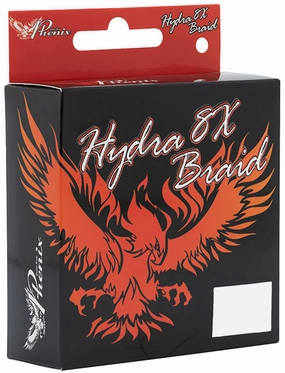 Phenix Hydra 8X Braided Line Filler Spools - High-Vis Orange & Yellow