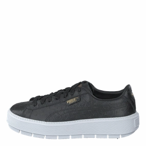 Easy Clean Platform Trace Ostrich Wmns Black