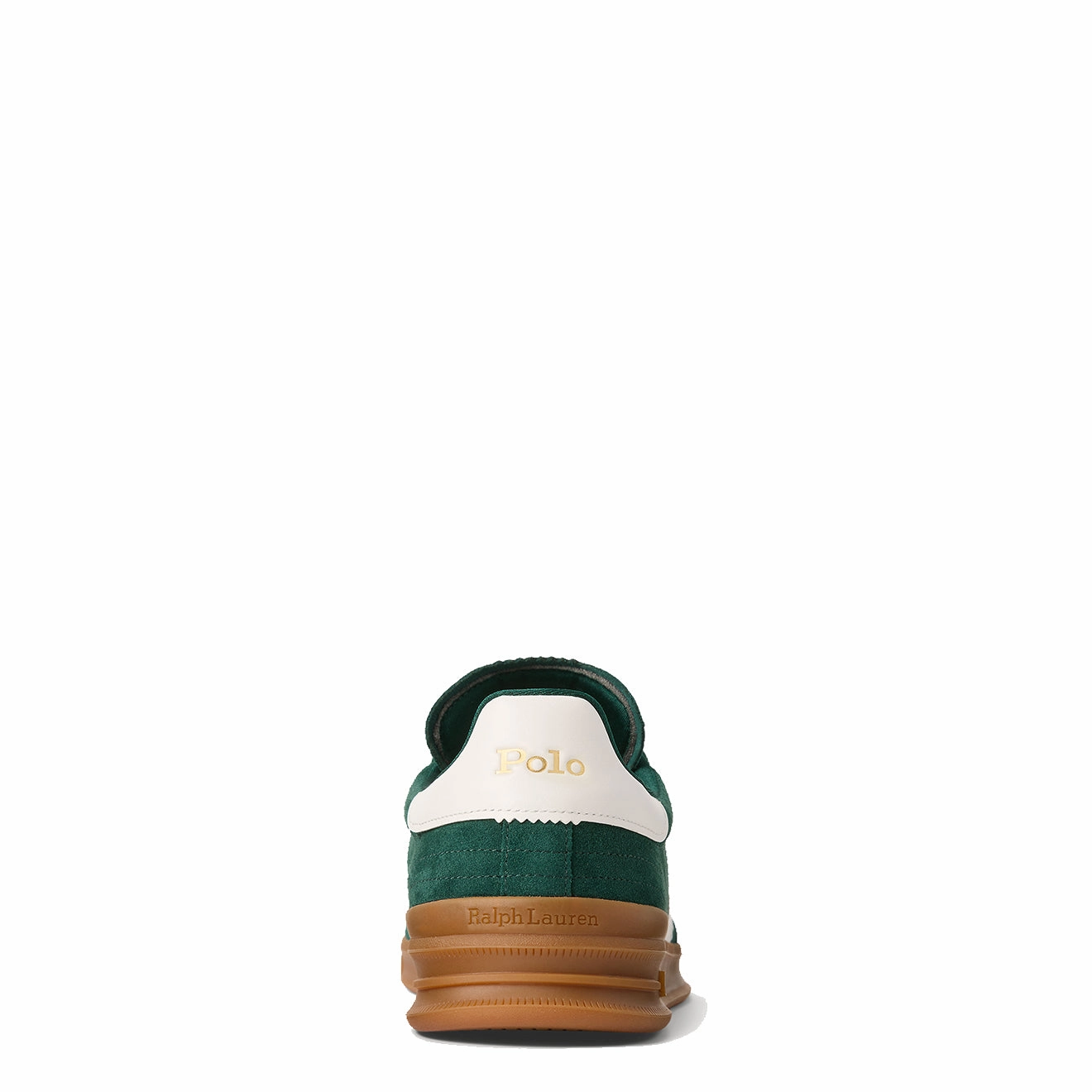 Lightweight Shoes Polo Ralph Lauren Heritage Aera Suede Trainer Forest / Off White