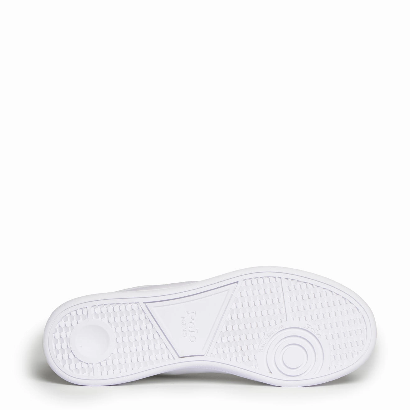 Versatile Footwear Polo Ralph Lauren Heritage Court Trainer White / Bone