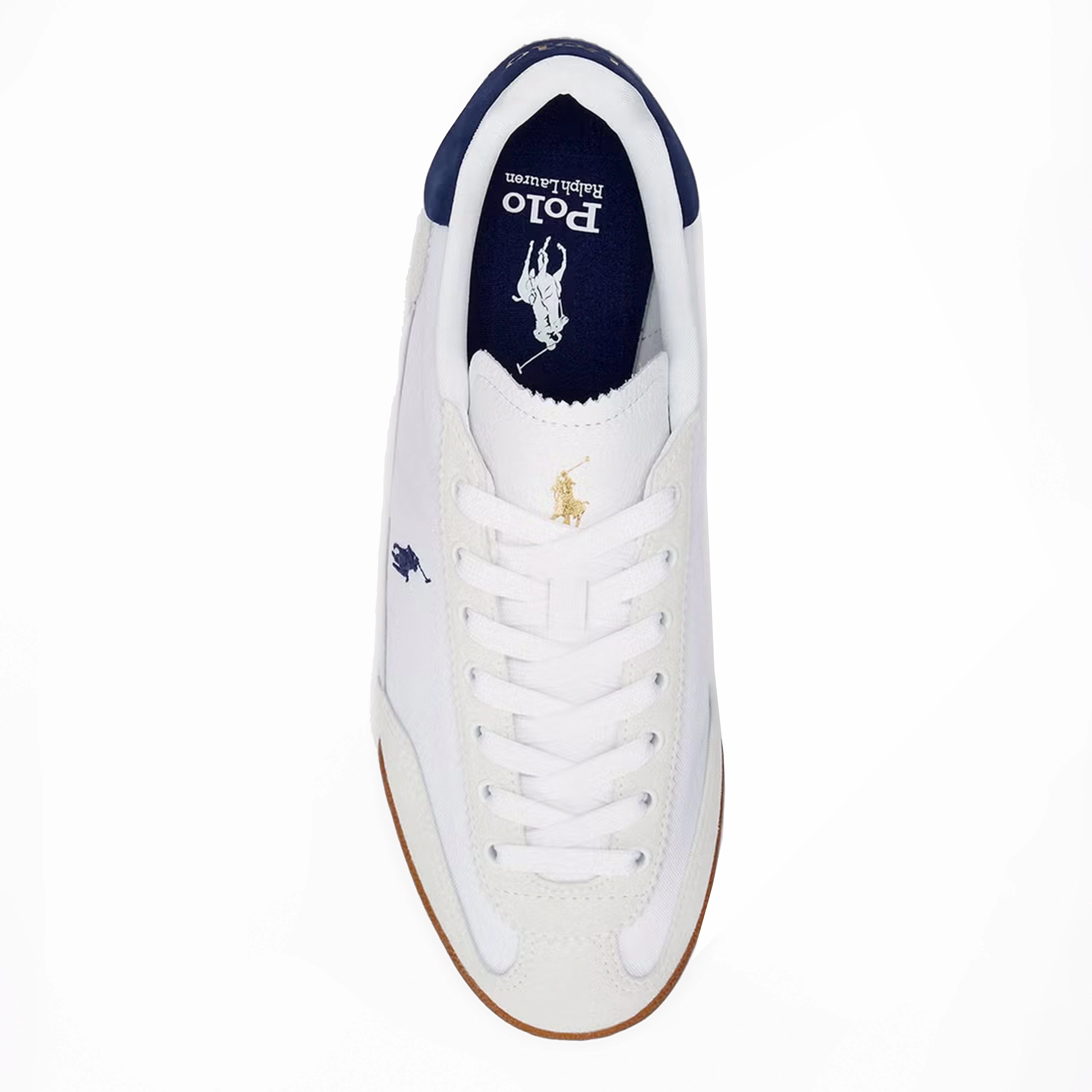 Polo Ralph Lauren Hesta Trainer White / Navy Easy On Off