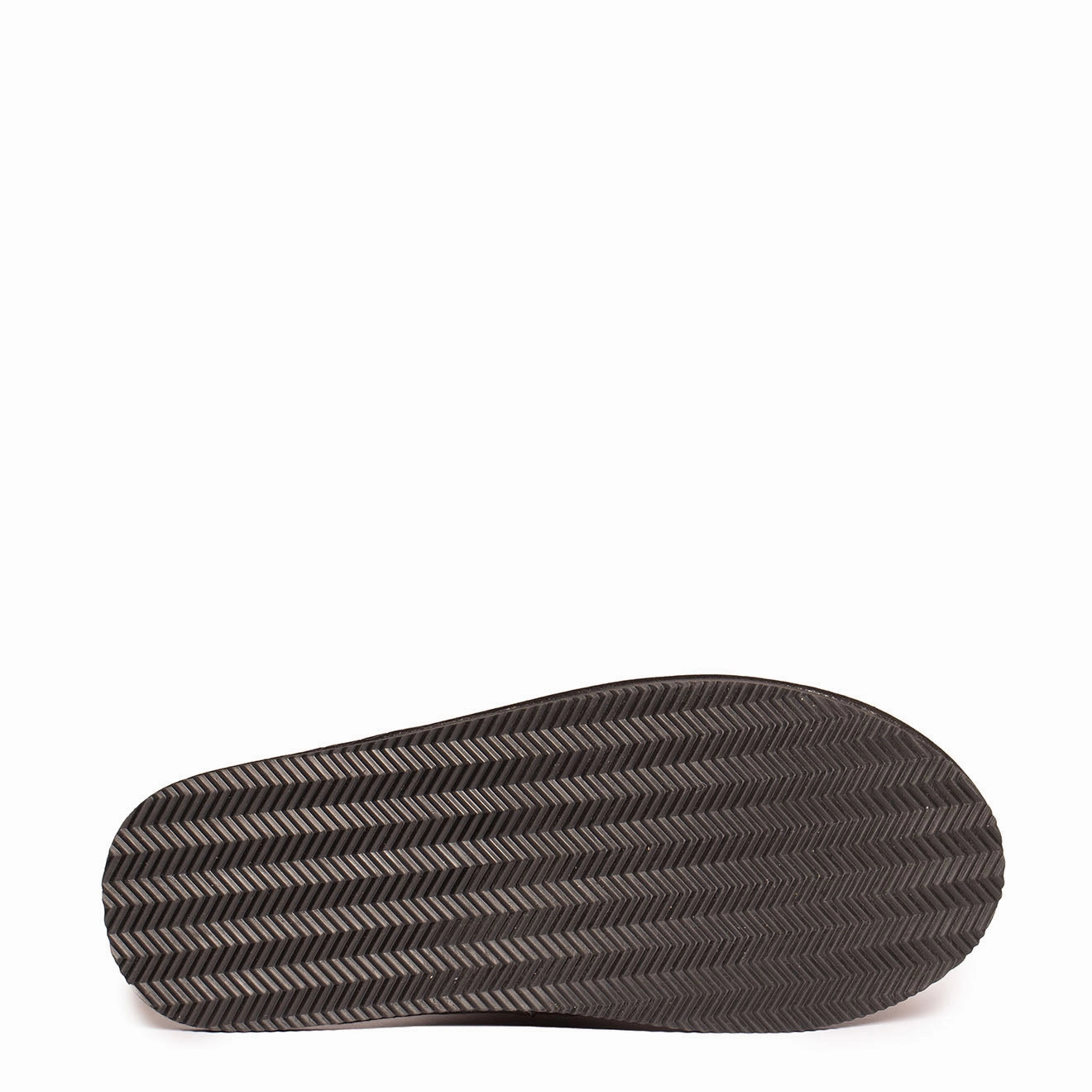 Supportive Water Resistant Polo Ralph Lauren Klarence Twill Slipper Black