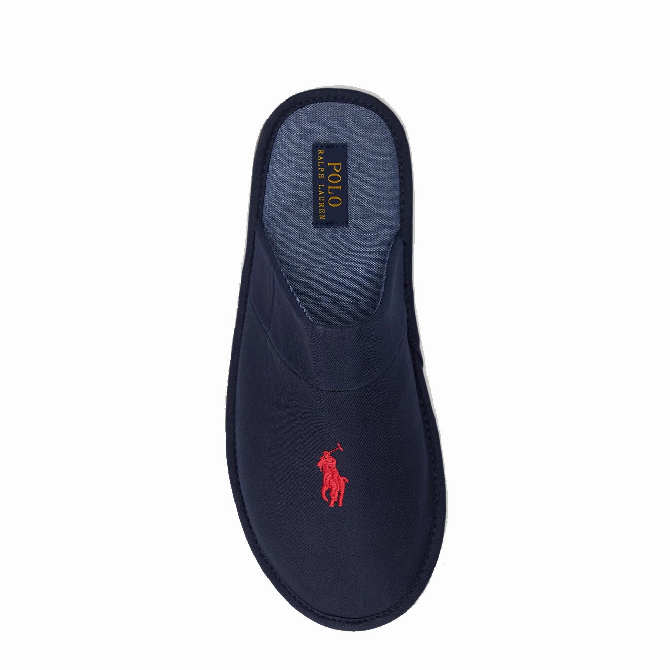 Cloud Comfort Polo Ralph Lauren Klarence Twill Slipper Navy