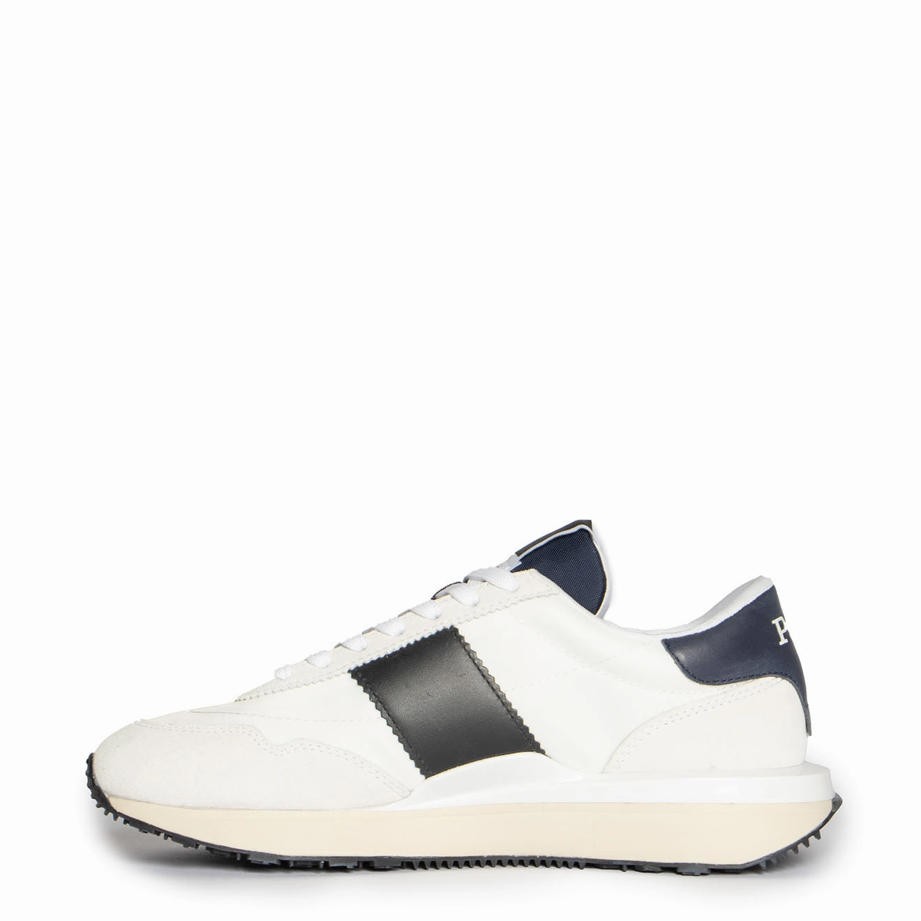 Weather Resistant Sustainable Shoes Polo Ralph Lauren Train 89 Sneakers White Multi