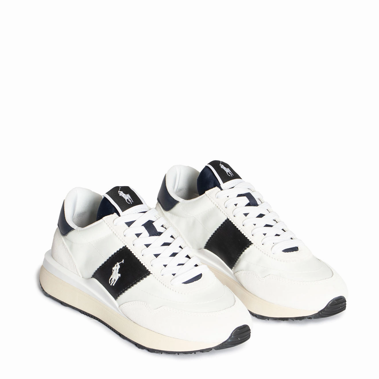 Urban Rugged Polo Ralph Lauren Train 89 Sneakers White Multi