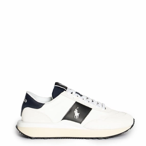 Polo Ralph Lauren Train 89 Sneakers White Multi Easy On Off Water Resistant
