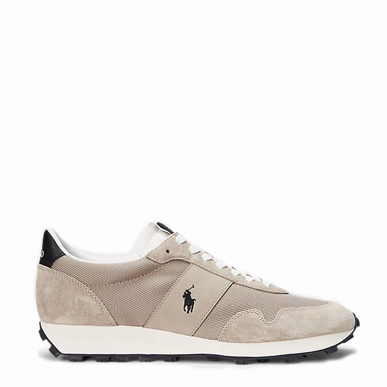 Casual Footwear Secure Fit Polo Sport Prl Trail 125 Suede-Panelled Trainer Milkshake / Black