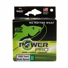 Power Pro Spectra Moss Green Braided Line 1500 yard Bulk Spool