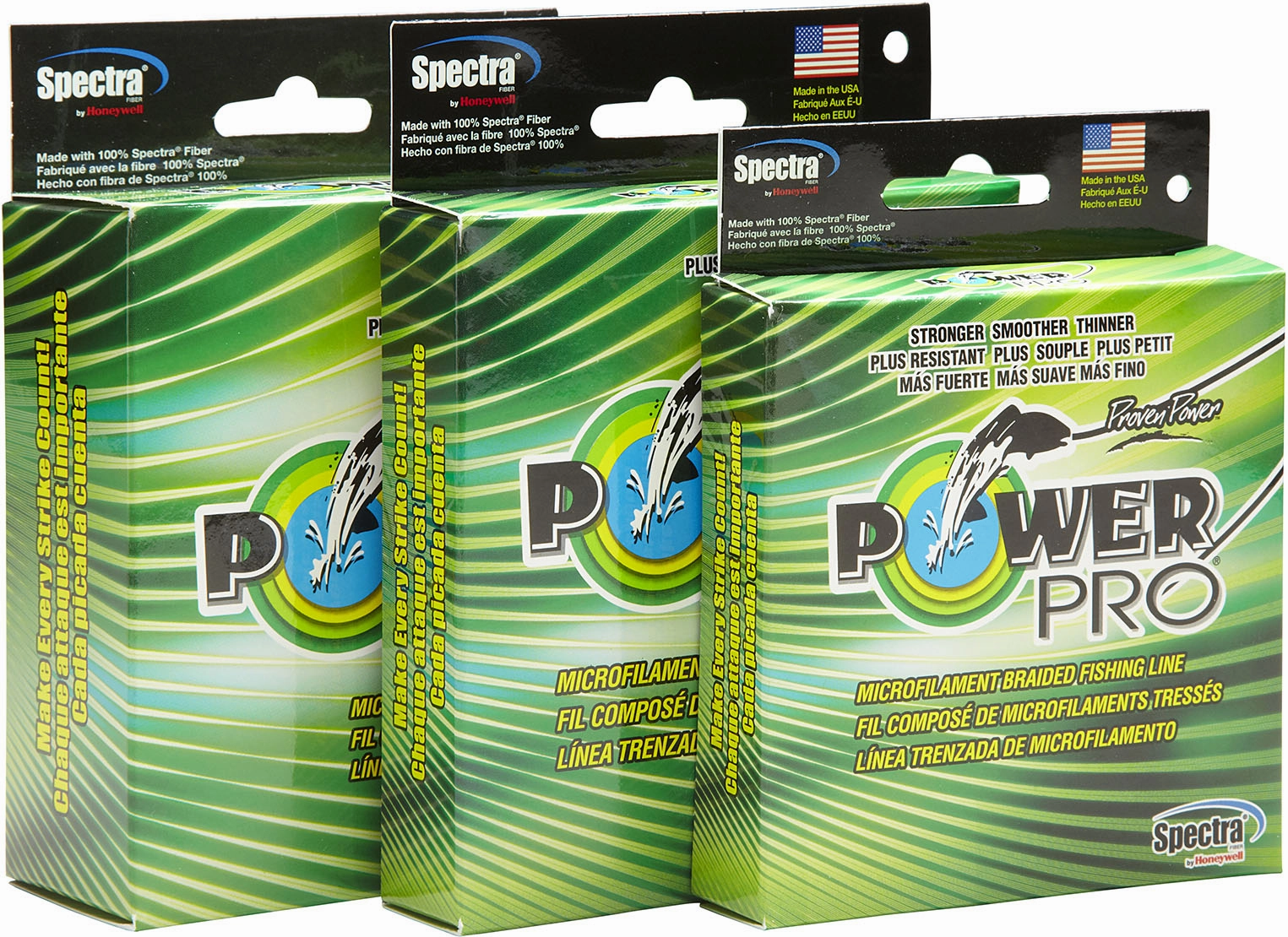 Power Pro Spectra White Braided Line 3000 yard Bulk Spool
