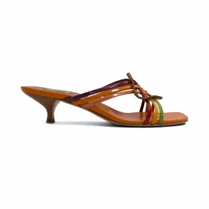 Prada Strappy Mules - Women'S 36.5 Canvas Shoes Rugged Sole
