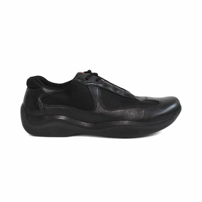 Cloud Comfort Easy On/Off Prada Leather Sneakers - Women'S 38
