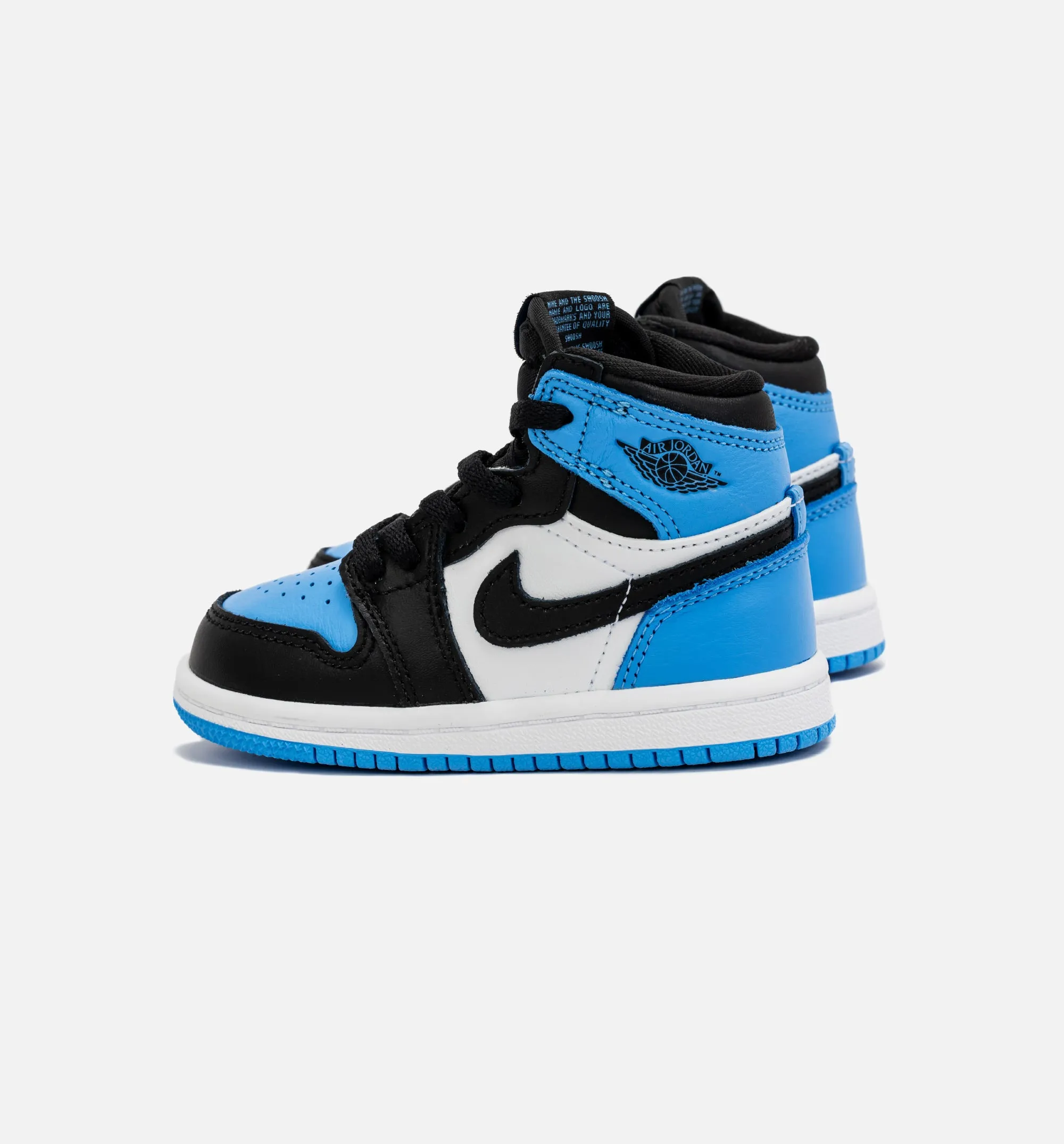 Air Jordan 1 Retro High Og University Blue Infant Toddler Lifestyle Shoe - Black/Blue Daylong Comfort