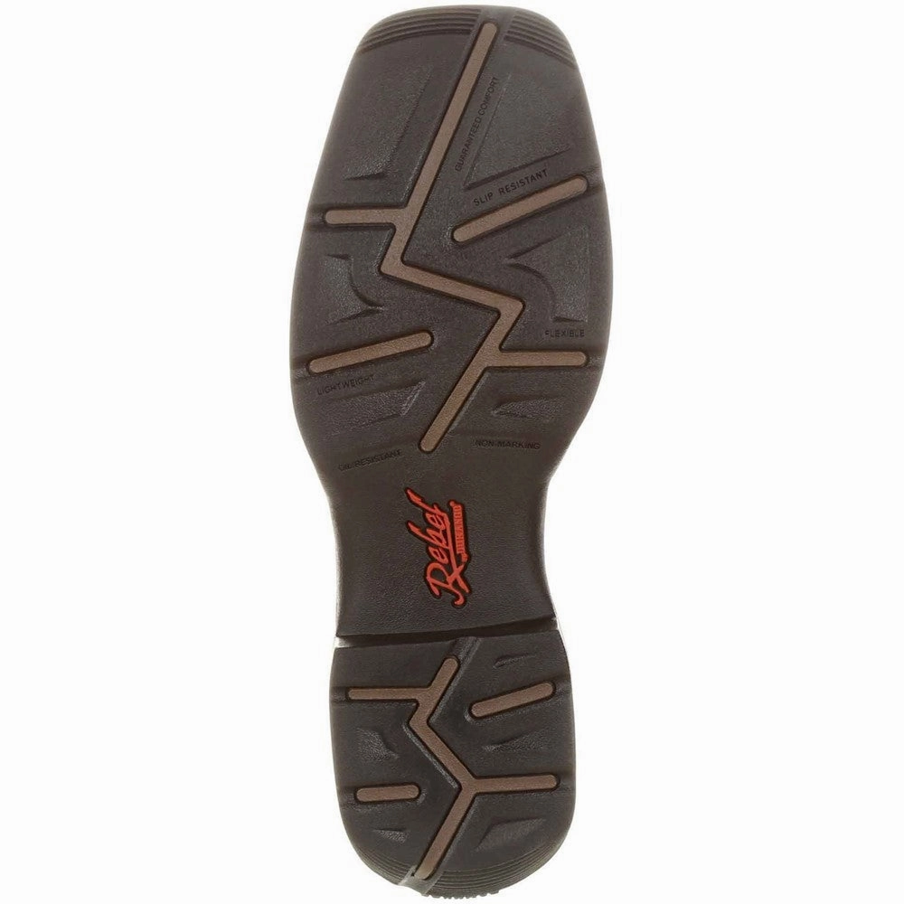 Durango Rebel Western Boot Slip Resistant Work Statement Footwear