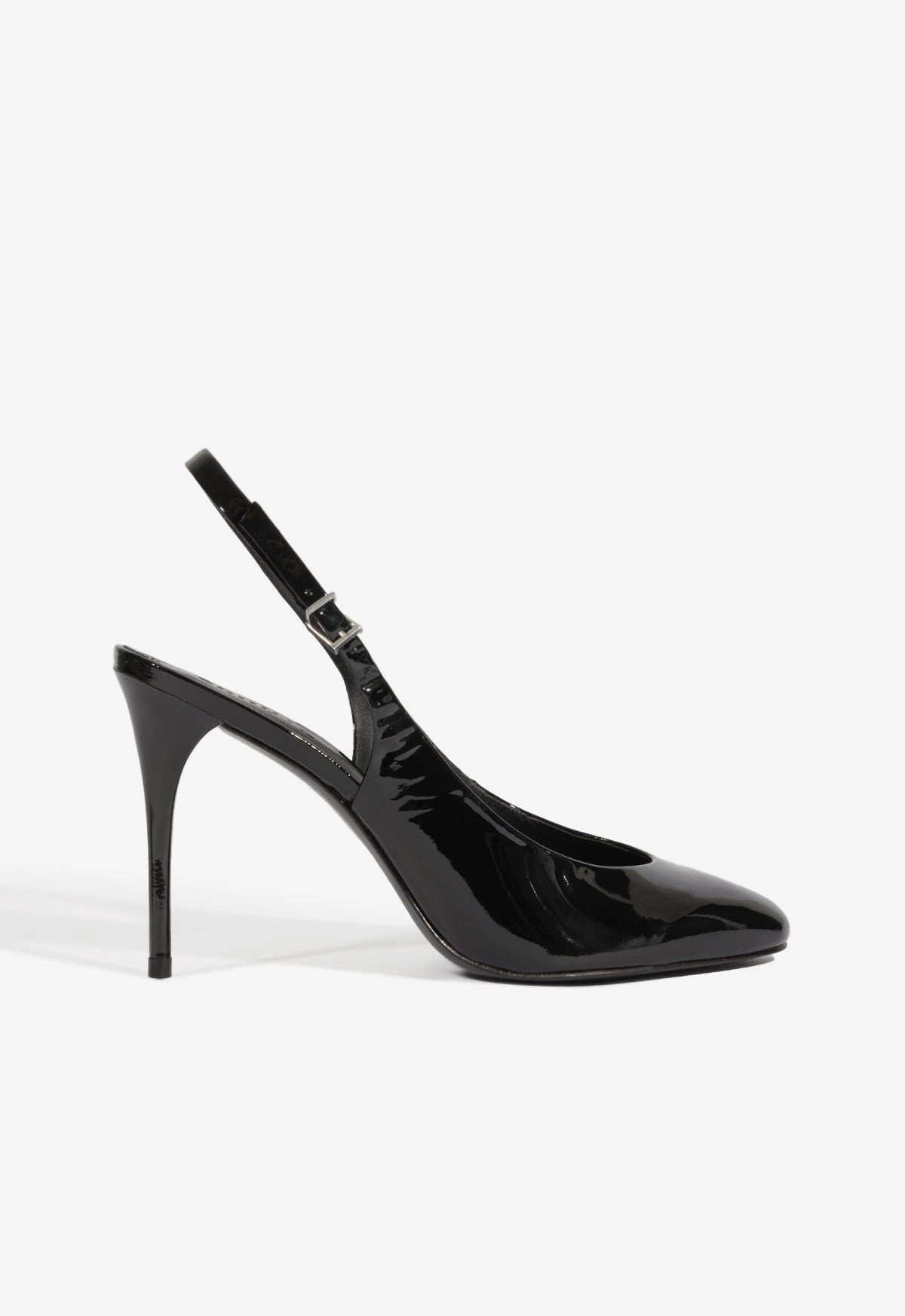 Slip Resistant Work Geraldine Sling Patent Pump