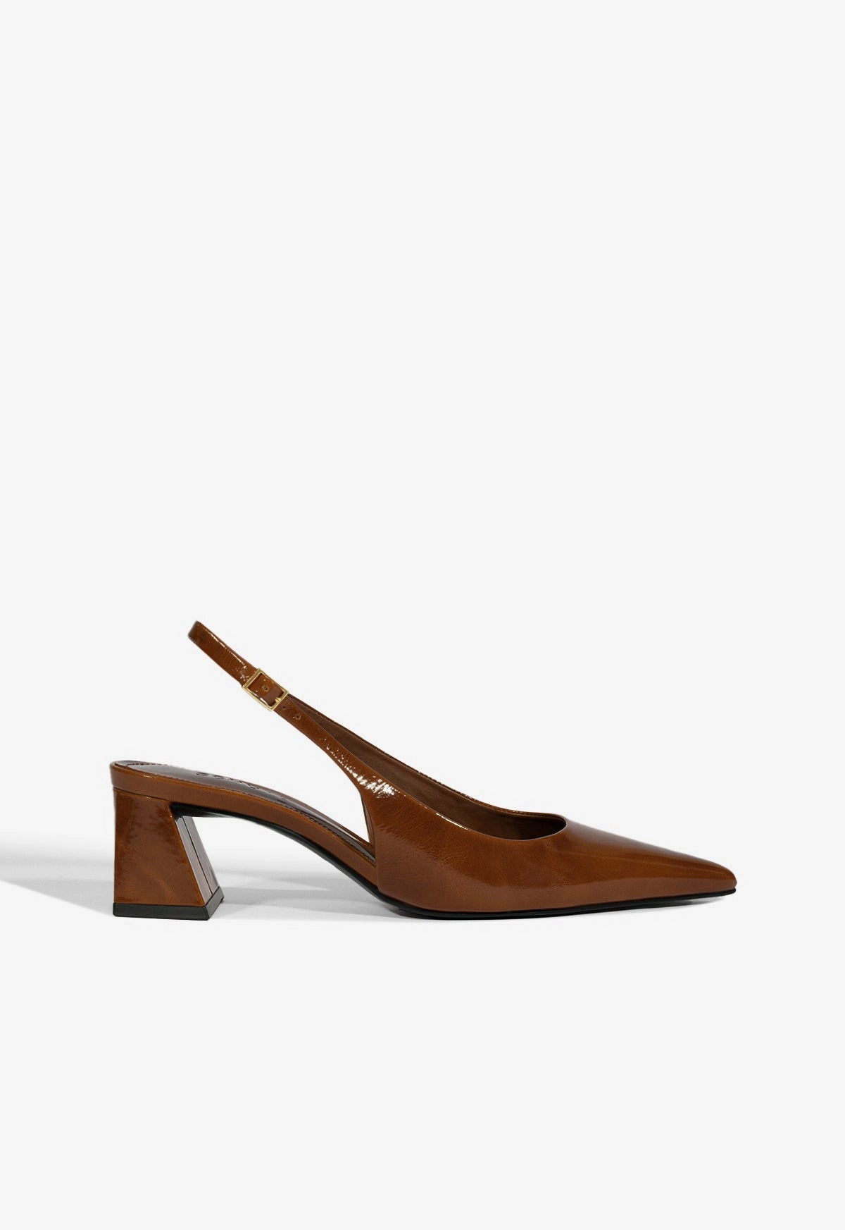 Rhonda Mid Patent Pump Eco Friendly Statement Footwear
