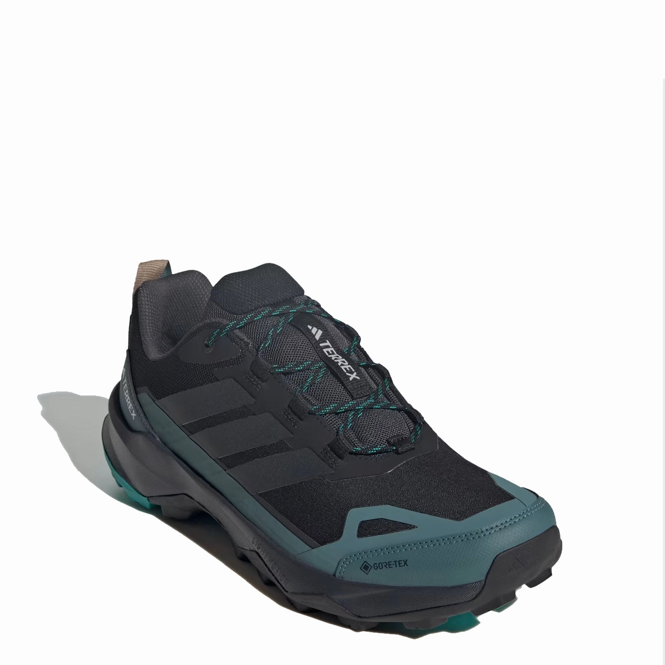 Adidas Terrex Skychaser Ax5 Gore-Tex Hiking Shoes Core Black / Carbon / Pure Teal Non Slip