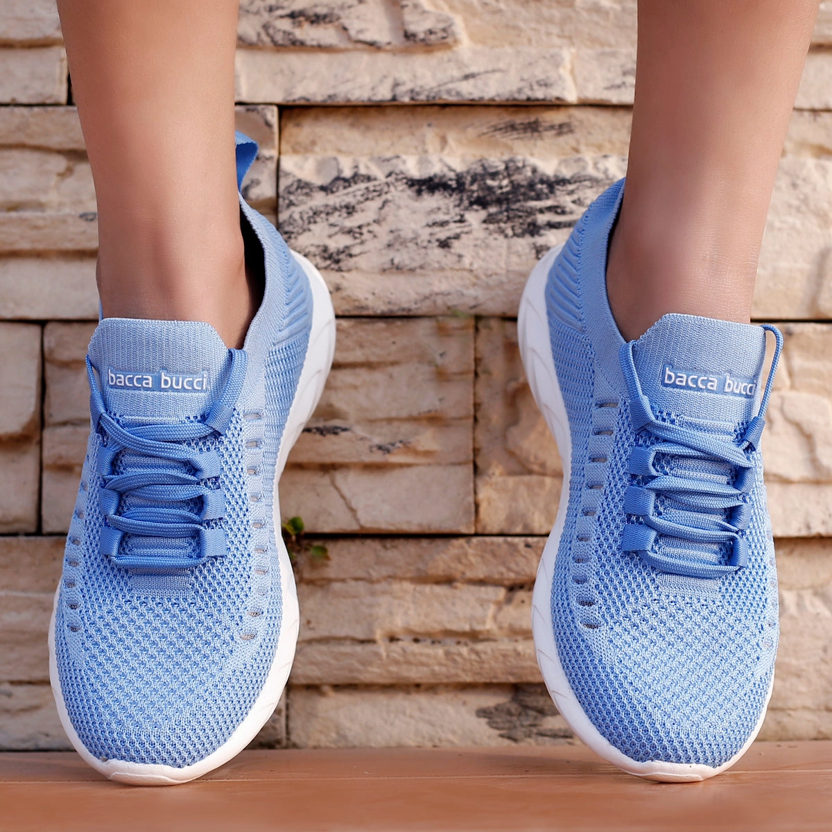 Bacca Bucci Fishjet Sneakers Shoes For Women | Blue Women Running & Training Shoes Durable Shoes Secure Fit