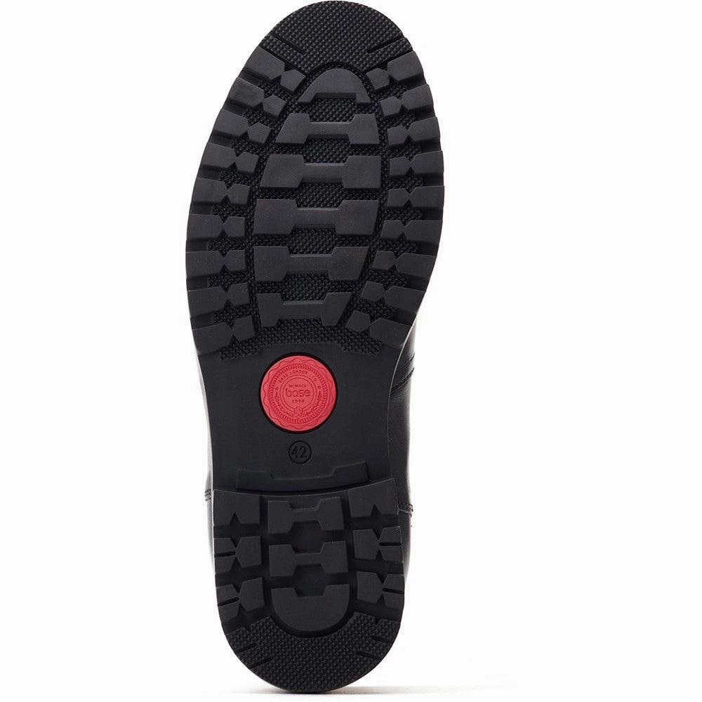 Base London Sparrow Waxy Combat Boot Travel Footwear Relaxed Fit Footwear