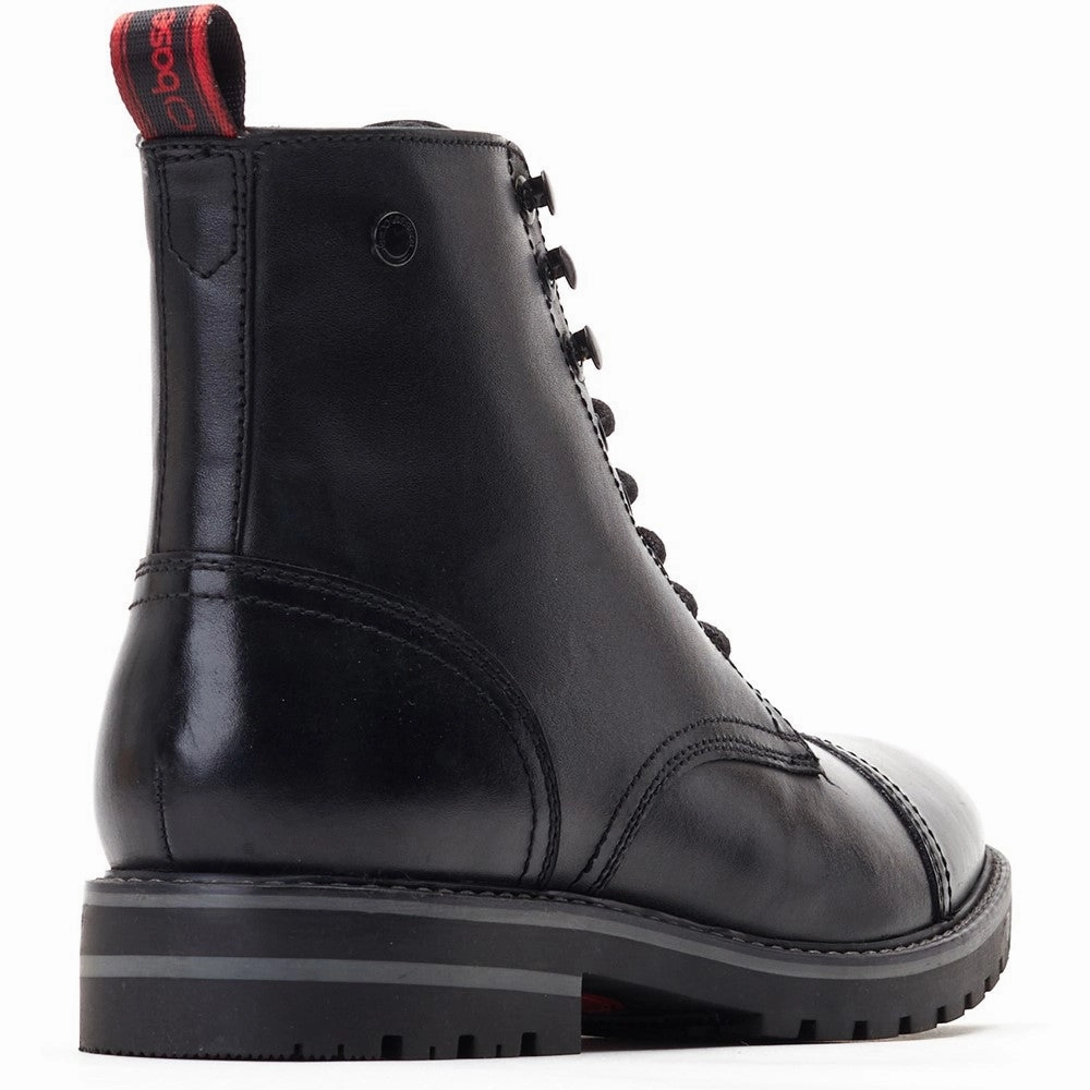 Water Resistant Ergonomic Sole Base London Sparrow Waxy Combat Boot