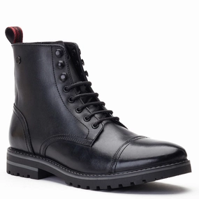 Base London Sparrow Waxy Combat Boot Timeless
