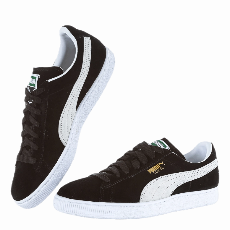 Fashion Footwear Comfort Technology Suede Classic  White/Black