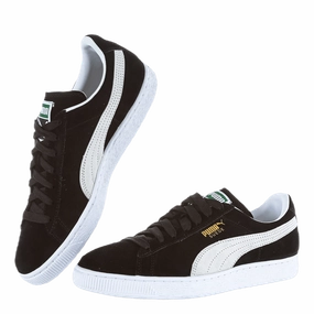 Fashion Footwear Comfort Technology Suede Classic  White/Black