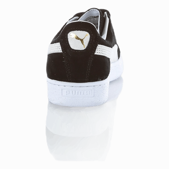 Comfort Heel Sustainable Shoes Suede Classic  White/Black