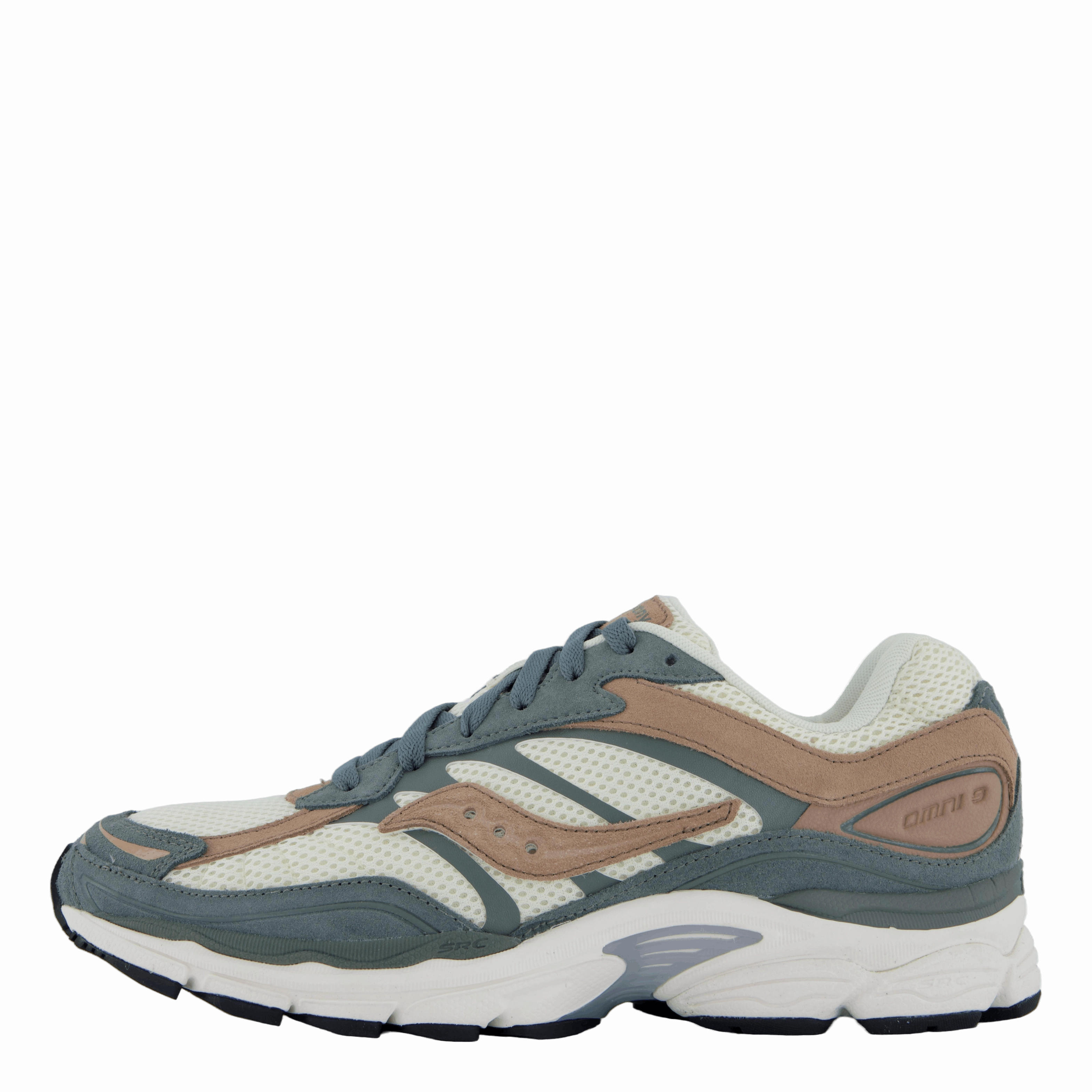 Progrid Omni 9 Cream/Green Smart Casual Footwear