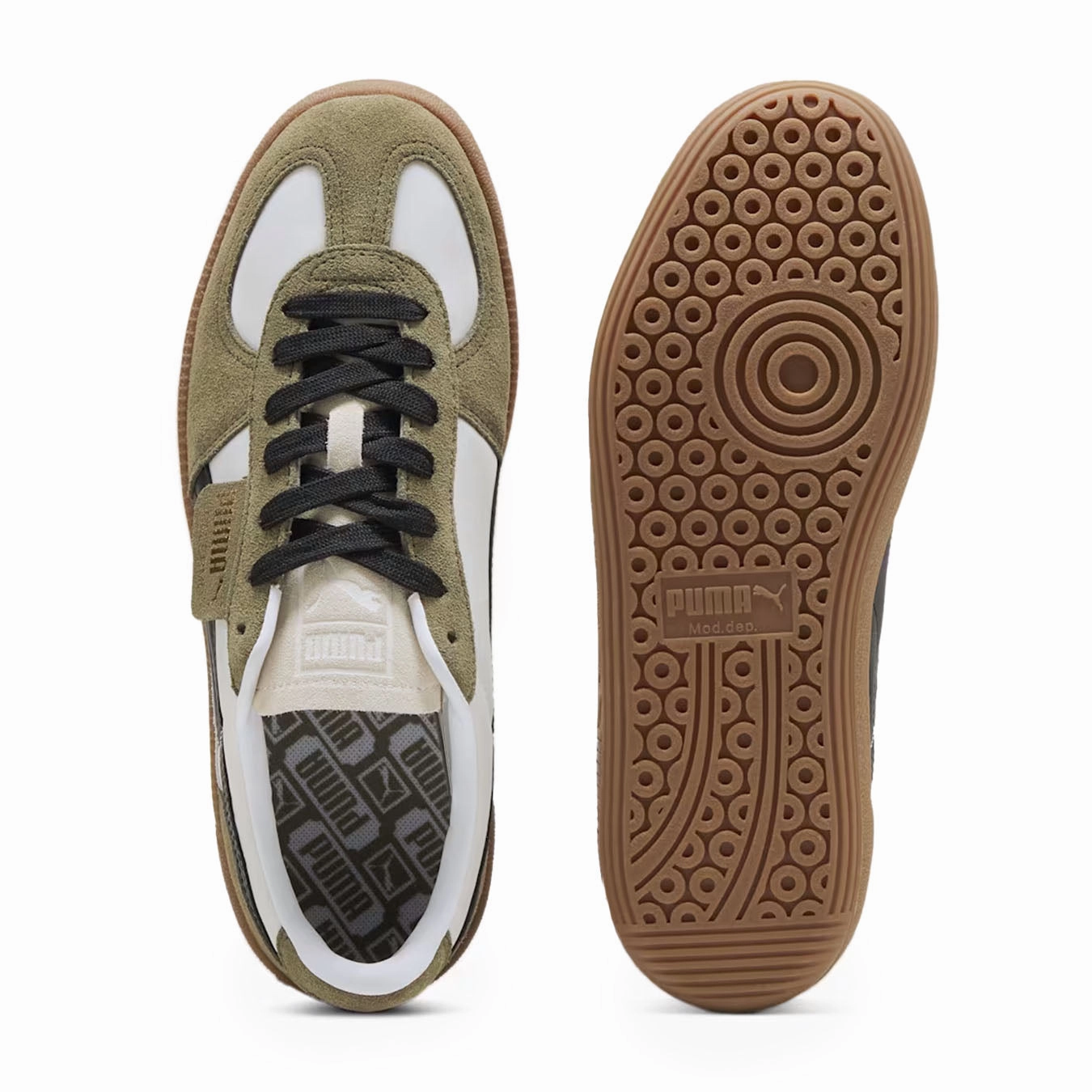 Rugged Sole Ergonomic Puma Palermo Og Trainers Sugared Almond / Puma Black