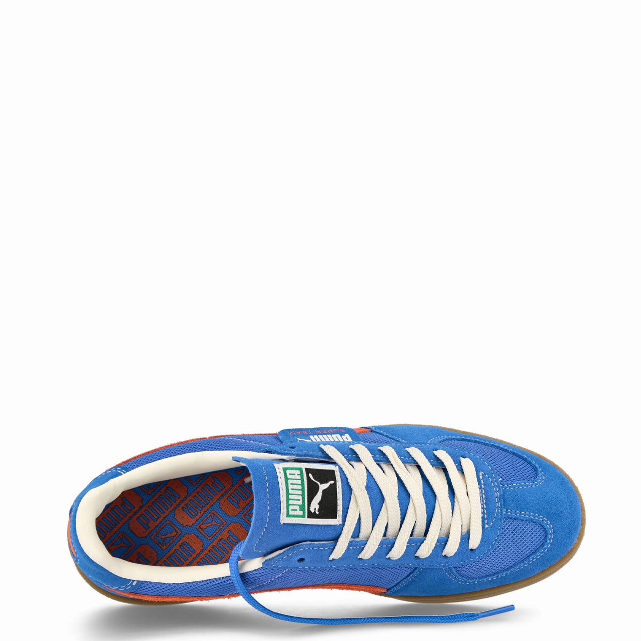 Pain Relief Durable Shoes Puma Super Team Handy Trainer Ultra Blue / Rickie Orange