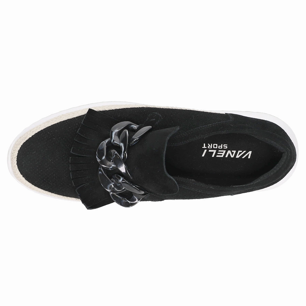 Flexible Sustainable Qerene Perforated Slip On Sneakers