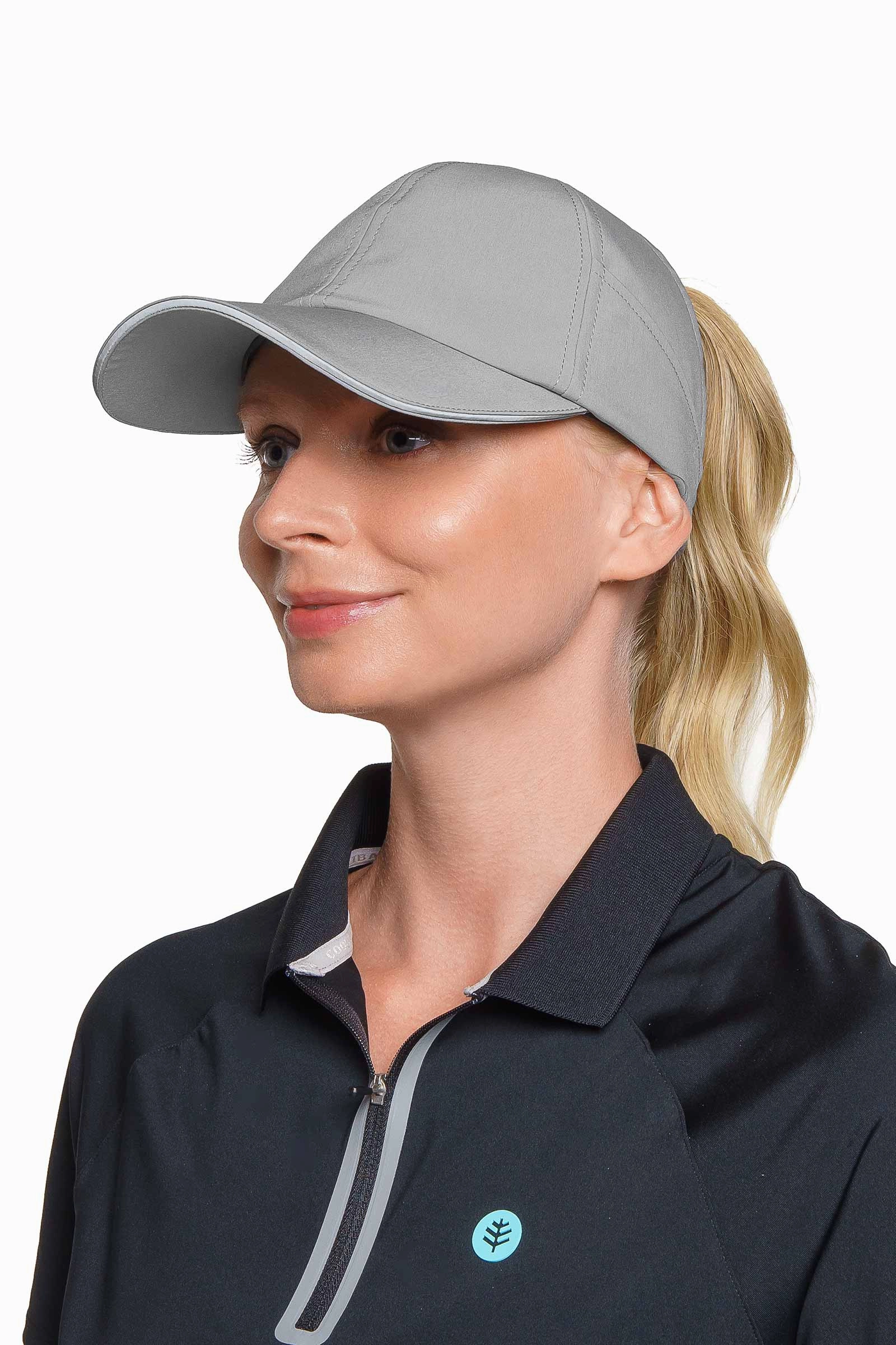 Racket Padel Ponytail Cap | Steel Grey