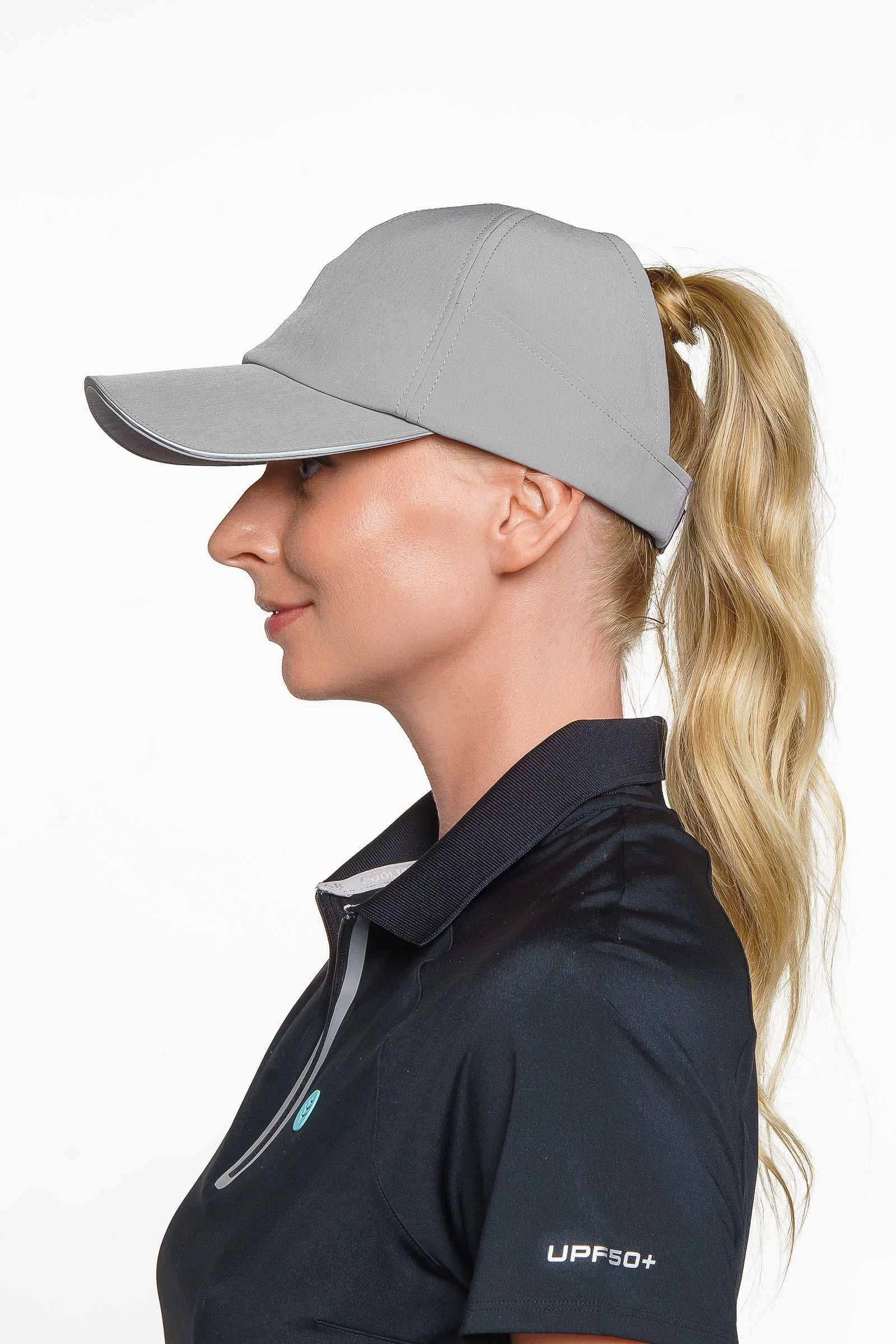 Racket Padel Ponytail Cap | Steel Grey