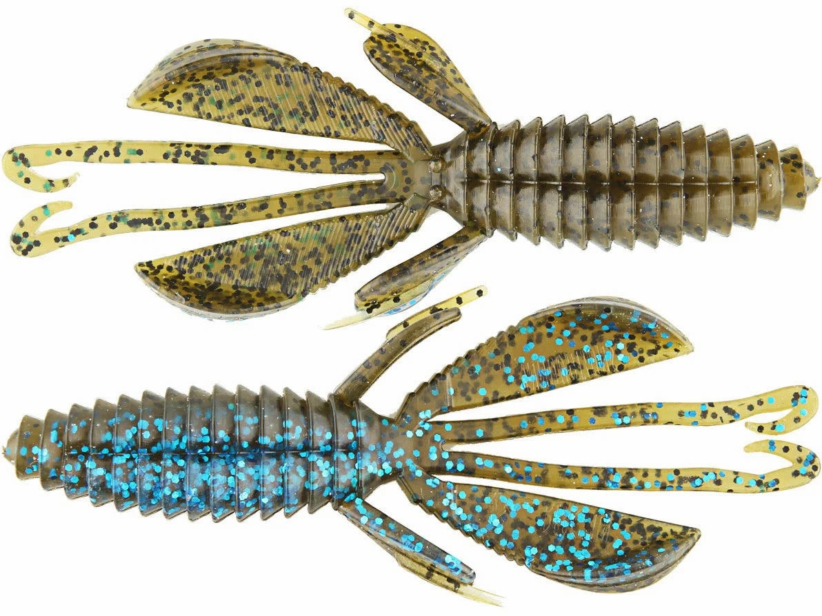 Reaction Innovations Kinky Beaver 5 inch Soft Plastic Creature Bait 7 pack