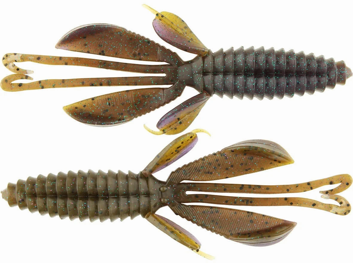 Reaction Innovations Kinky Beaver 5 inch Soft Plastic Creature Bait 7 pack