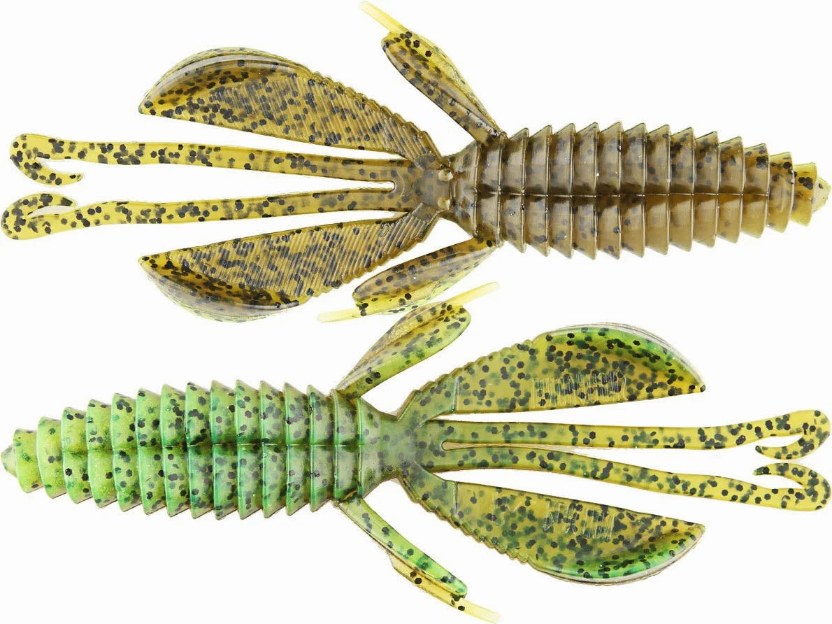 Reaction Innovations Kinky Beaver 5 inch Soft Plastic Creature Bait 7 pack