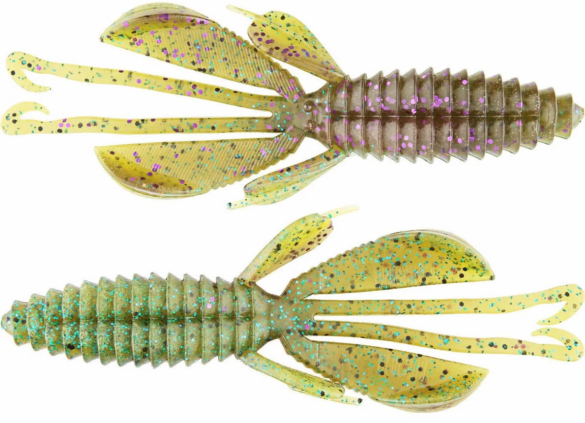 Reaction Innovations Kinky Beaver 5 inch Soft Plastic Creature Bait 7 pack