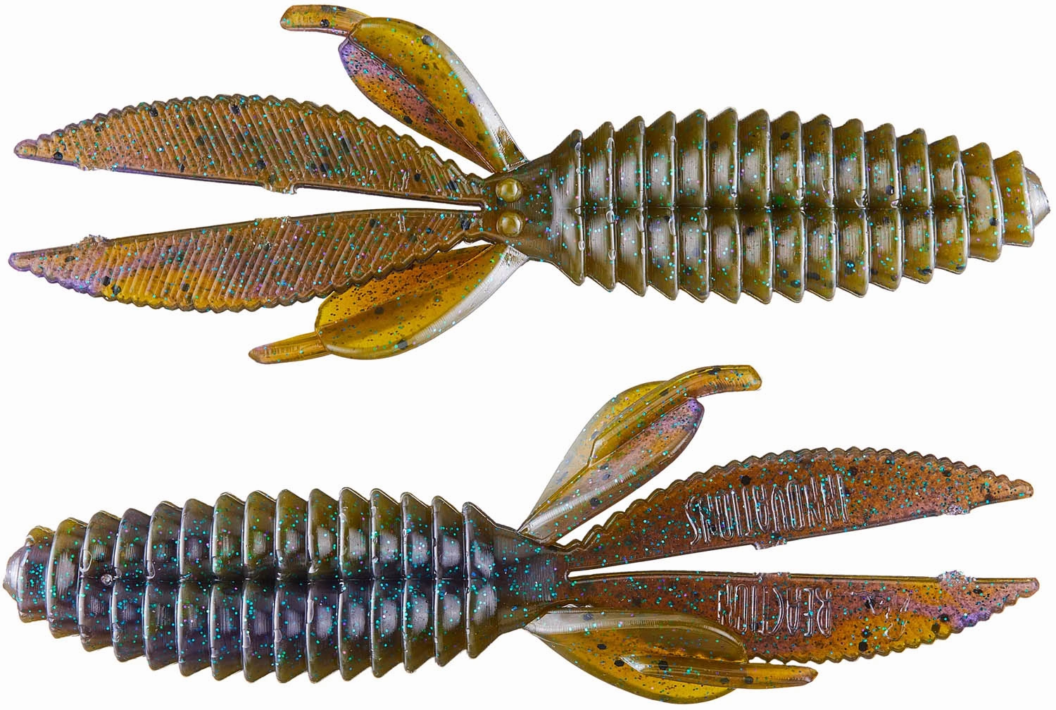 Reaction Innovations Sweet Beaver Soft Plastic Creature Bait 8 pack