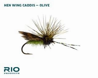RIO Olive Caddis Dry Assortment
