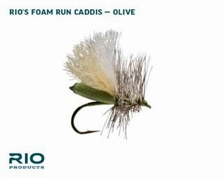 RIO Olive Caddis Dry Assortment