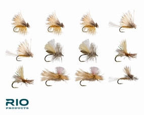 RIO Tan Caddis Dry Assortment