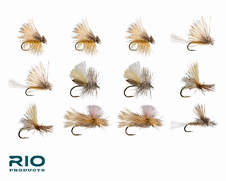 RIO Tan Caddis Dry Assortment