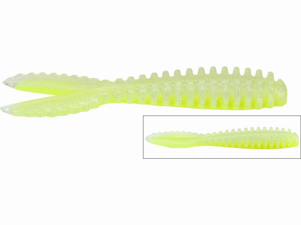 Roboworm Zipper Grub 3 1/2 inch Soft Plastic Grub 8 pack