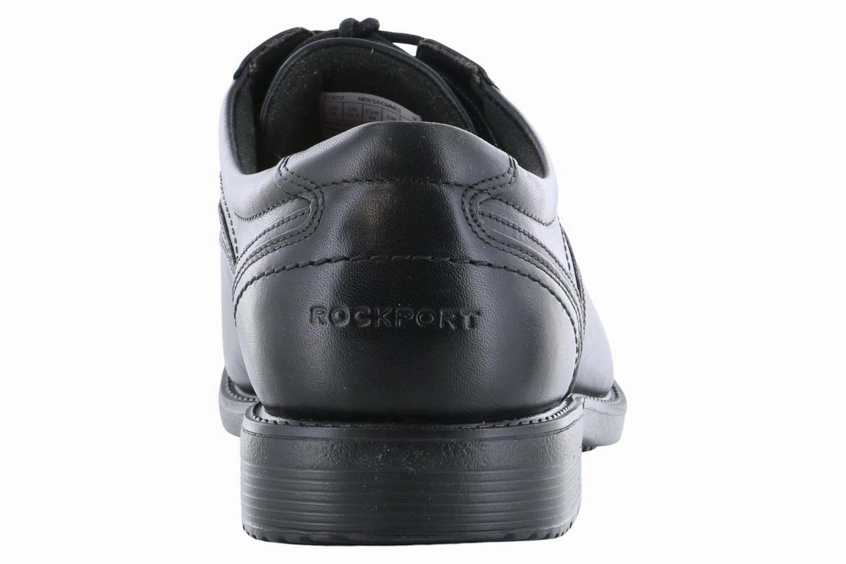 Durable Shoes Memory Foam Rockport Style Leader 2 Bike Toe Oxford Black