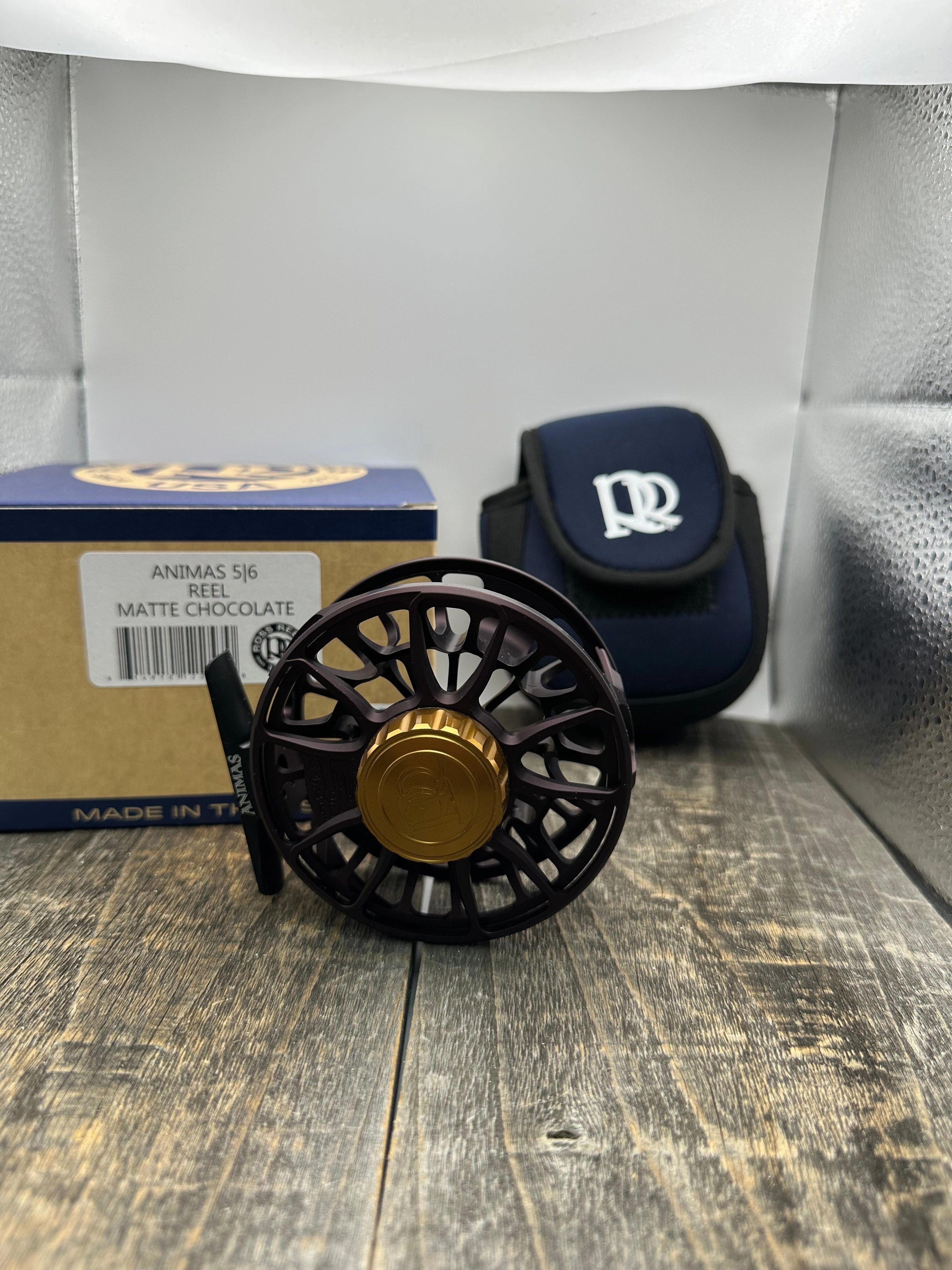 Ross Reels Animas Special Edition-Matte Chocolate
