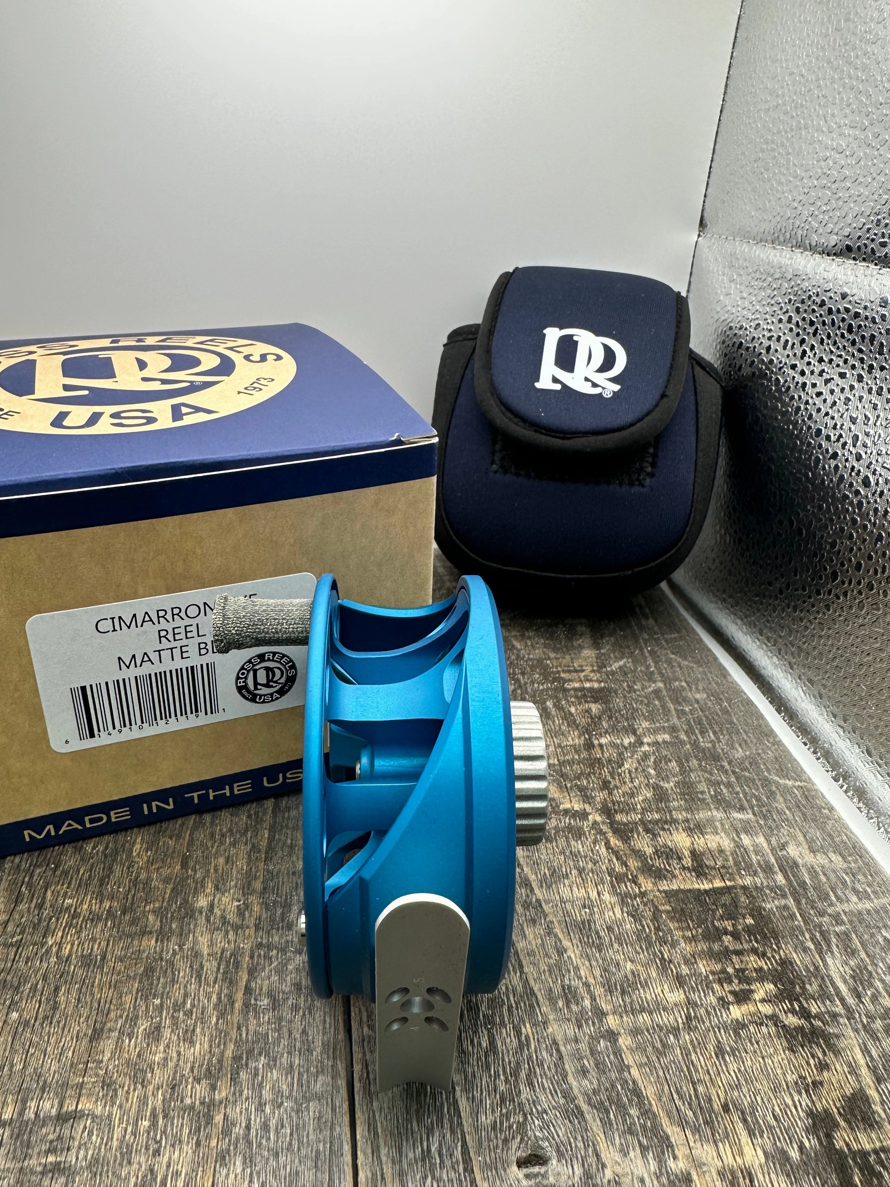 Ross Reels Cimarron Special Edition-Matte Blue