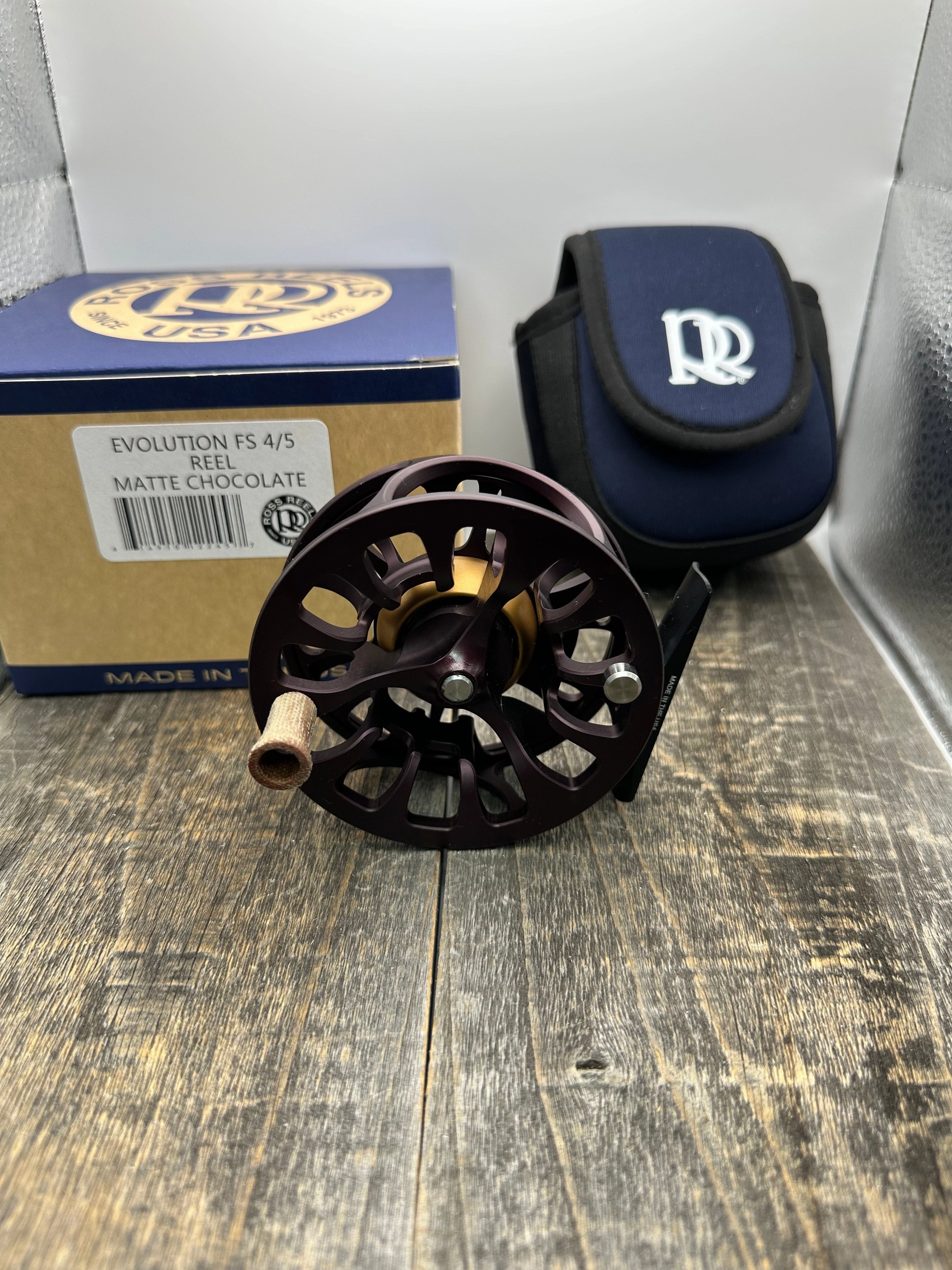 Ross Reels Evolution FS Special Edition-Matte Chocolate