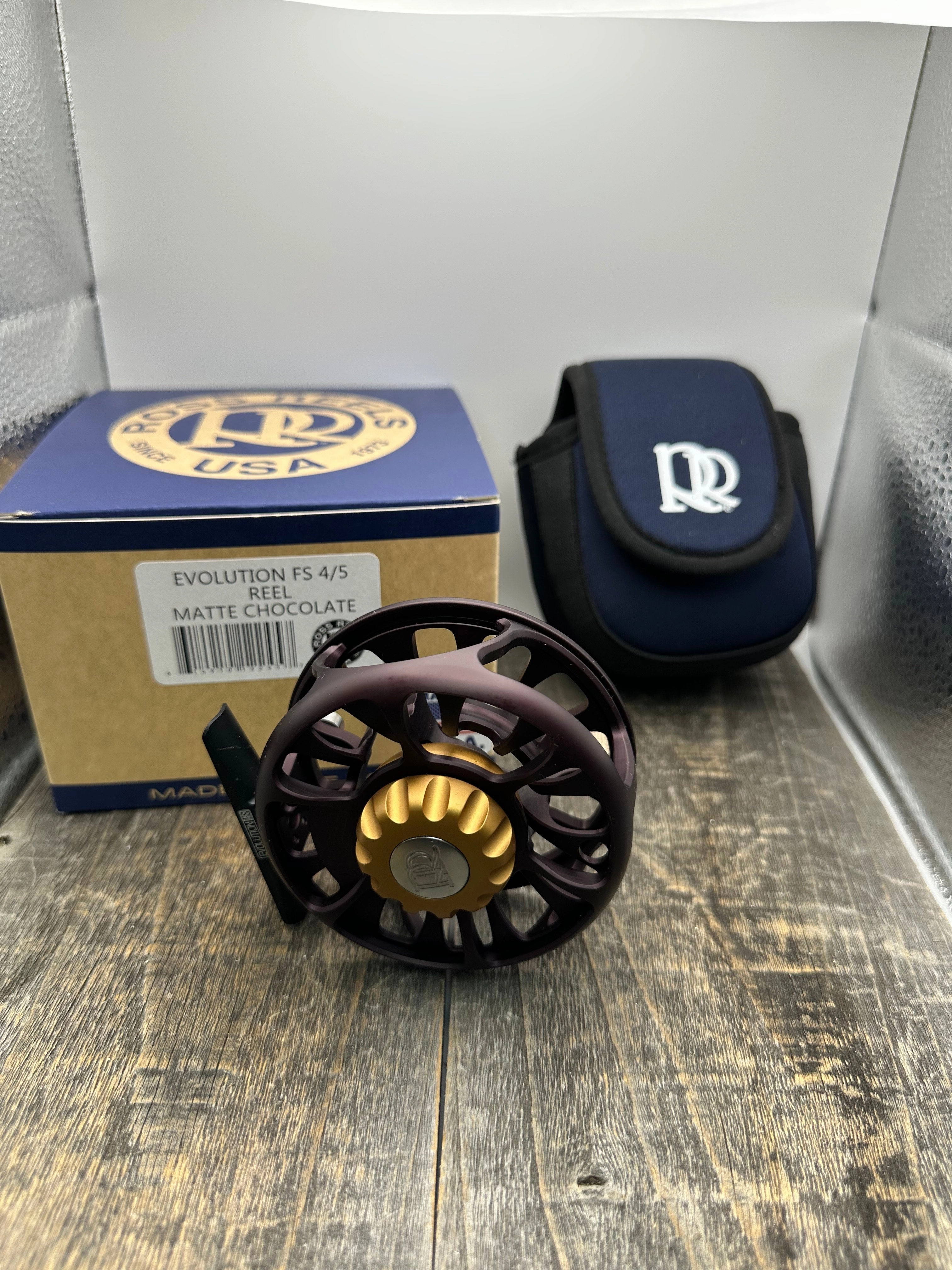 Ross Reels Evolution FS Special Edition-Matte Chocolate